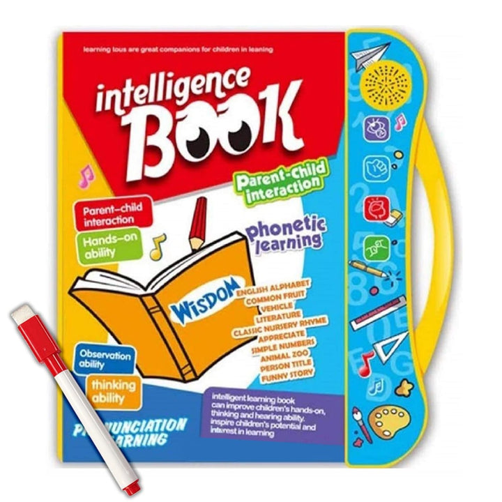 Study Book for Kids, Learning Words & Letters Sound E-Books, Early Educational English Learning Intelligence Books for Boys & Girls