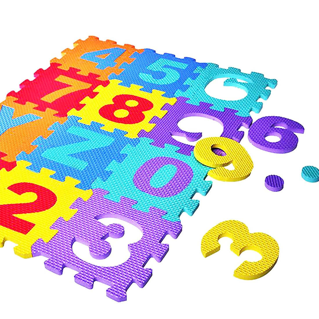 Alphabet and Number ABCD  Mini Puzzle Mat for Kids Learning & Fun Purpose[Suitable for Above 2 Years Children][36 Pcs]