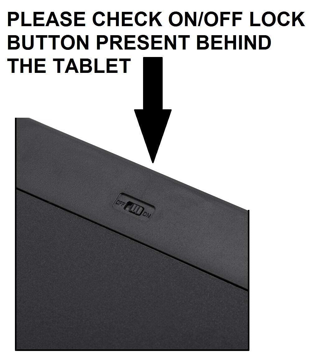 SUPER TOY 12 Inch LCD Writing Tablet Reusable E-Note Pad Graphic Drawing Best Birthday Gift for Kids Boys Girls