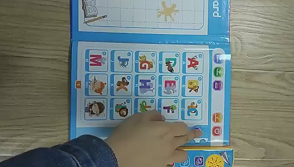 Study Book for Kids, Learning Words & Letters Sound E-Books, Early Educational English Learning Intelligence Books for Boys & Girls